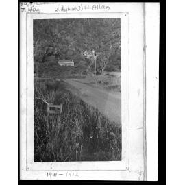 Muritai, a single storey wooden dwelling surrounded by bush