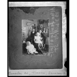 Group photograph of members of the Allen family