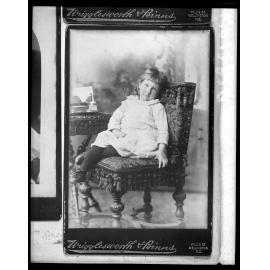 Portrait of girl of the Allen family