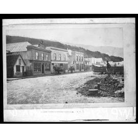 Commercial buildings, on the west side of Lambton Quay