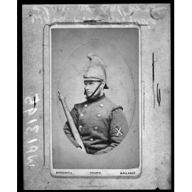 Fire Brigade; Portrait of a fireman