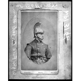 Fire Brigade; Portrait of a fireman