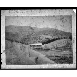 Mr Chas Hill's private bowling green, Te Hiwi, Island Bay