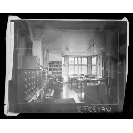 Interior of the reading room, Turnbull House, Bowen Street