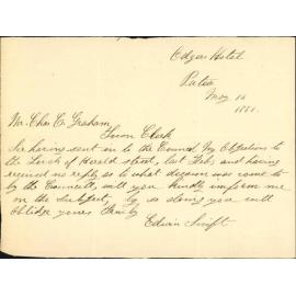 Edwin Swift, regarding levels of Herald Street