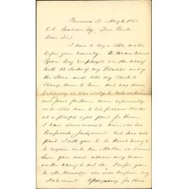 George Thomas, complaint against Thomas Tyson - wharf storeman