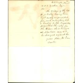 Peter McEwan, regarding rates on Mrs Oxley's property