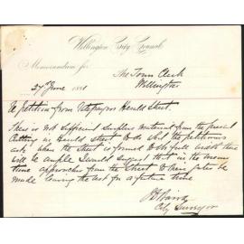 Petition, regarding formation of Herald Street
