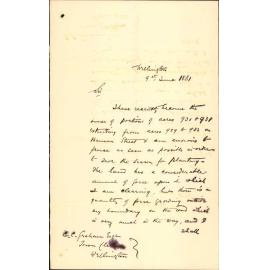 T W Lewis, regarding removal of gorse