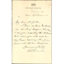 Hospital Surgeon, regarding iron beds at hospital property of constabulary force