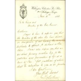 D Asher, regarding formation of new Fire Escape Corps