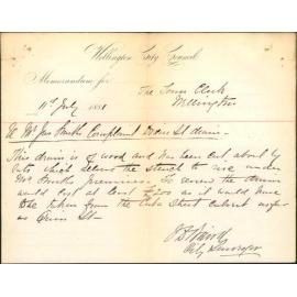 James Smith, complaint of nuisance caused by bad drain in Dixon Street