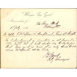 W W J Spreat, further complaint regarding Pirie Street formation