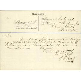 Stewart and Co, application for leave to erect shed