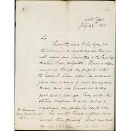 Thomas Ward, complaint as to Nairn Street drain