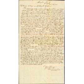 Thomas Sainsbury, regarding damage to his property in Queen Street