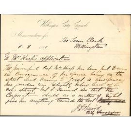 A Keep, application for assistance in repairing damage to his property in Queen Street