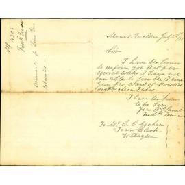 Frederick France, ammunition of time gun - exhausted