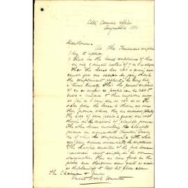 Thomas Truman, complaint as to nuisance in Sydney Street