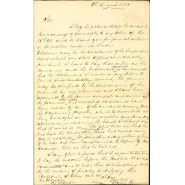 George Judd, regarding complaint by Thomas Truman in Sydney Street