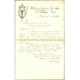 Fire Escape Corps, asking for 25 uniforms of the late Central Volunteer Fire Brigades