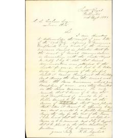 Public Hall Company, regarding nuisance in Johnston Street