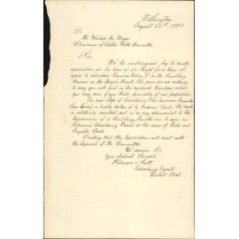 Robinson and Scott, application for leave to advertise on Queens Bond
