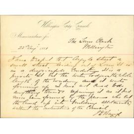 City Surveyor, regarding the present state of Argyle Street