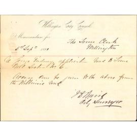 George Pudney, application for access to Town Belt section 6