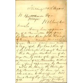 R London, asking for copies of the Corporation bylaws etc