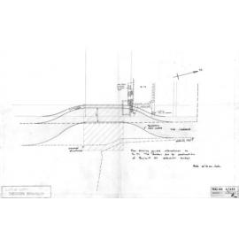 The Terrace, temporary realignment at Boulcott Street Underpass