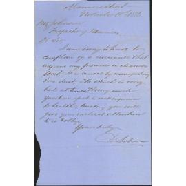 Inspector of Nuisances, complaint as to Plimmers bone manure mill