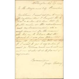 George Pudney, regarding access to Town Belt Reserve no.6