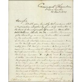 Town Clerk, Masterton, regarding plural voting at elections