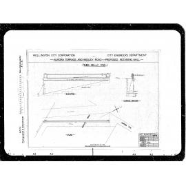 Aurora Terrace and Wesley Road, proposed retaining wall, Theo Kelly
