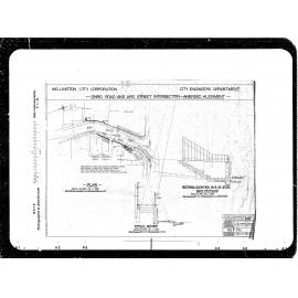 Ohiro Road and Aro Street intersection, amended alignment