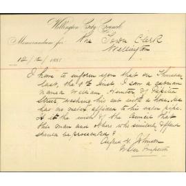 Inspector of Nuisances, regarding waste of water and laying improvements
