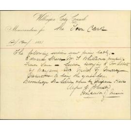 Inspector of Nuisances, regarding sundry fencing notices