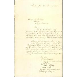 J W Lee and other Chinamen, with donation of £36 for hospital funds