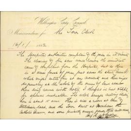 Inspector of Nuisances, regarding gorse in neighbourhood of hospital
