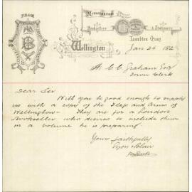 Lyon and Blair, asking for copy of Corporation Arms