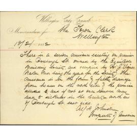 Inspector of Nuisances, regarding nuisance in Roxburgh Street