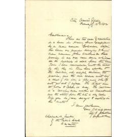 Inspector of Nuisances, regarding nuisance in Haining Street