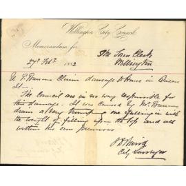 Izard and Bell, claim in account of damage to Phillip Barron's premises