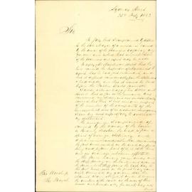 St Mary's Convent, application for leave to take in sundry orphan children