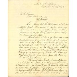 John Searamelli, as to terms of lease of Town Belt section