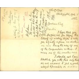 Wellington College, application for use of Corporation roller
