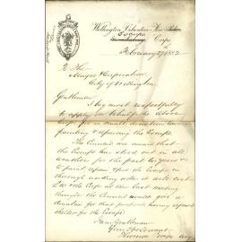 Fire Escape Corps, asking for contribution towards repair of fire escape