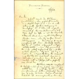 W Hutchison obstreperous Patient - Hospital, Resident Surgeon