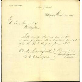 Notice of intention to free up occupation of Town Belt reserves - George Crawford